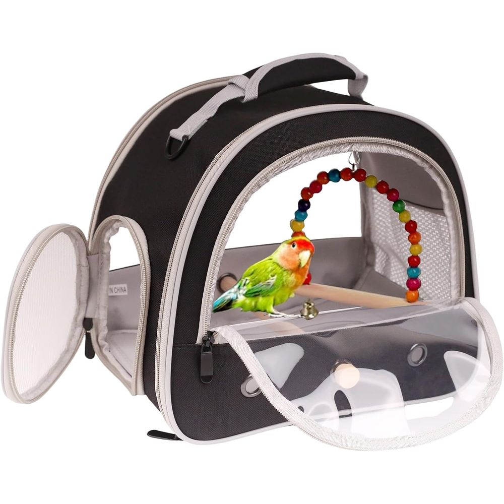 Bird Cage Parrot - Portable Parrot Travel Cage Carrier with