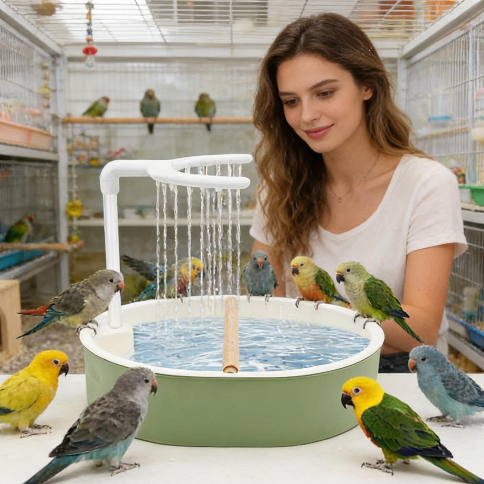 Pet Parrot USB Powered Bathtub - Bird Cage Parrot recension och pris