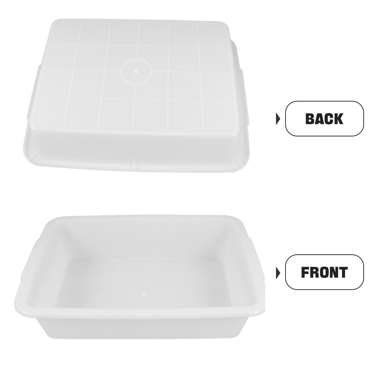 Plastic Bird Bath 14x10 White  - Bird Cage Parrot recension och pris