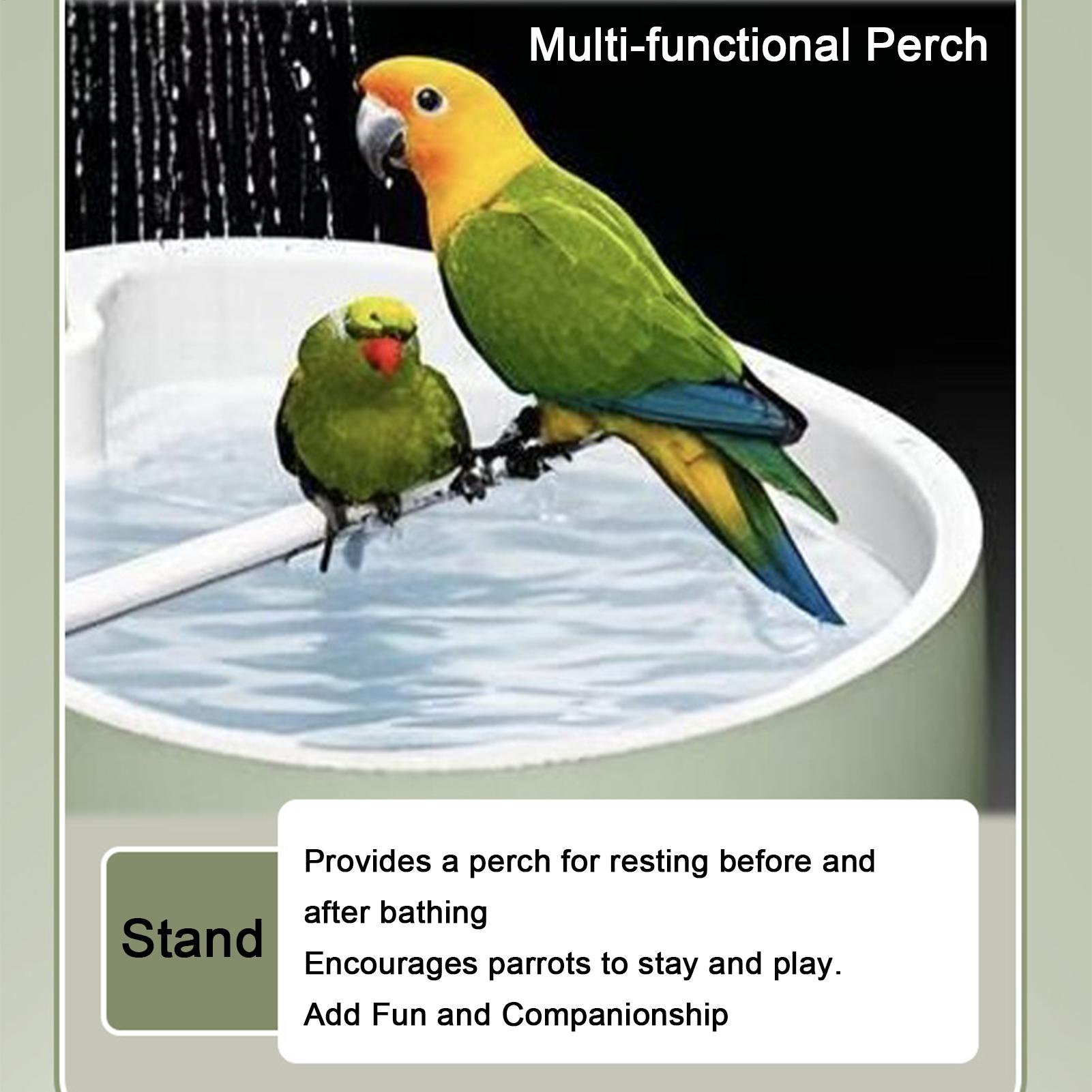 Automatic Bird Bath Pet Parrot - Bird Cage Parrot recension och pris
