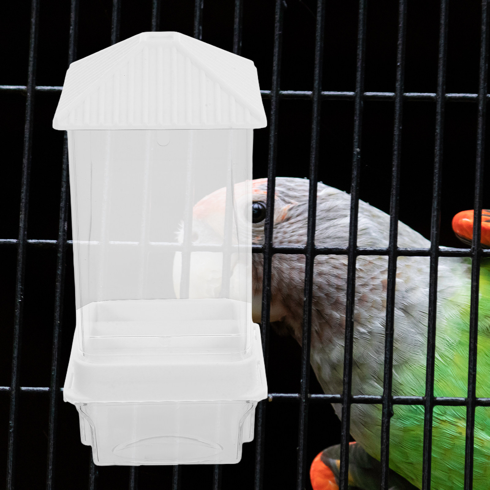 Automatic Bird Feeder Plastic  - Bird Cage Parrot recension och pris