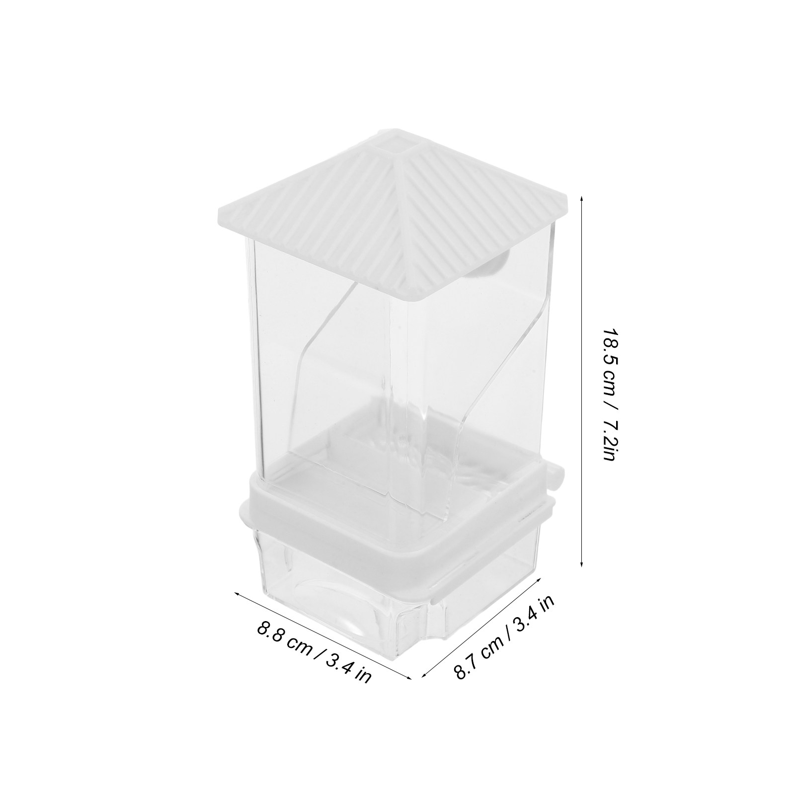 Automatic Bird Feeder Plastic  - Bird Cage Parrot recension och pris