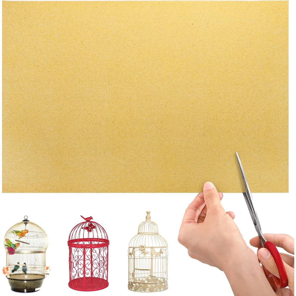 50 Pieces Gravel Liner Paper,  - Bird Cage Parrot recension och pris