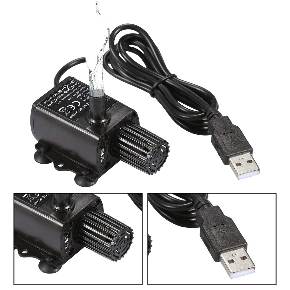 5V USB Brushless Submersible P - Fish Tank Filter Pump recension och pris